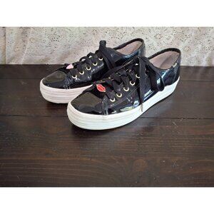 Keds X Kate Spade New York Triple Kick Black Platform Sneakers/Sz. 8.5